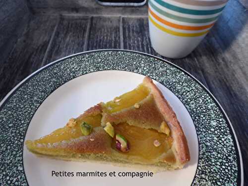 Tarte abricots pistaches