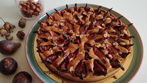 Tarte aux figues amandes et noisettes