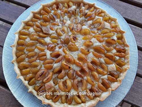 Tarte aux mirabelles pâte à l’huile d’olives