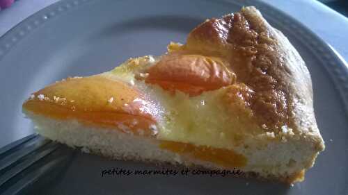 Tarte briochée aux abricots