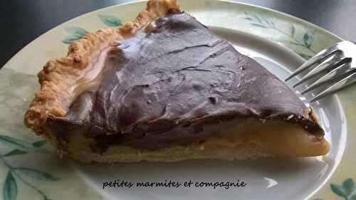 Tarte chocolat caramel