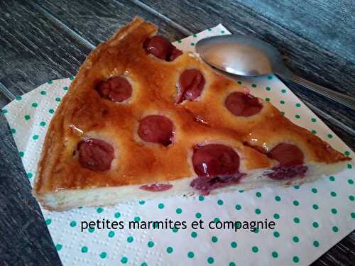 Tarte clafoutis aux cerises