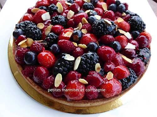 Tarte pâtissière aux fruits rouges