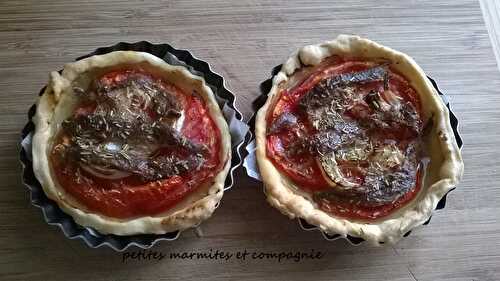Tartelettes aux tomates et anchois