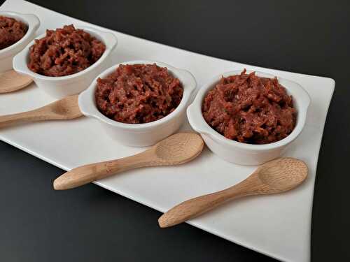 Tartinade d’aubergines et tomates séchées