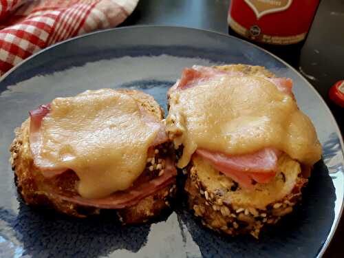 Tartines welsh au cheddar et à la bière brune