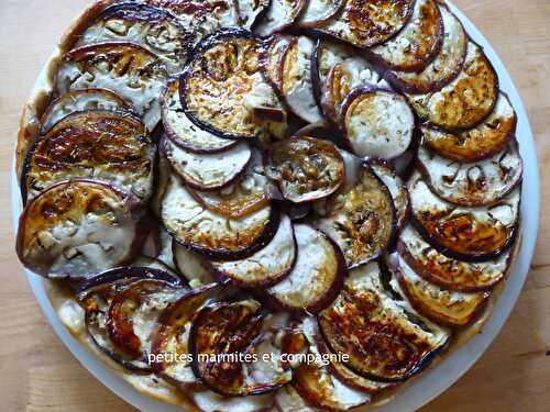 Tatin aux deux aubergines et miel