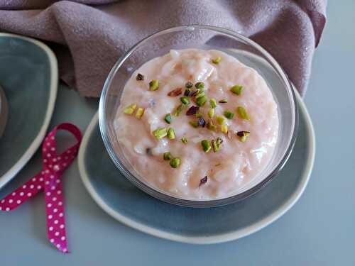 Riz au lait sucré à la cardamome