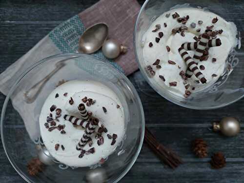 Verrine chocolat blanc vanille