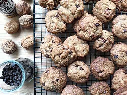 Cookies au café noix et pépites de chocolat