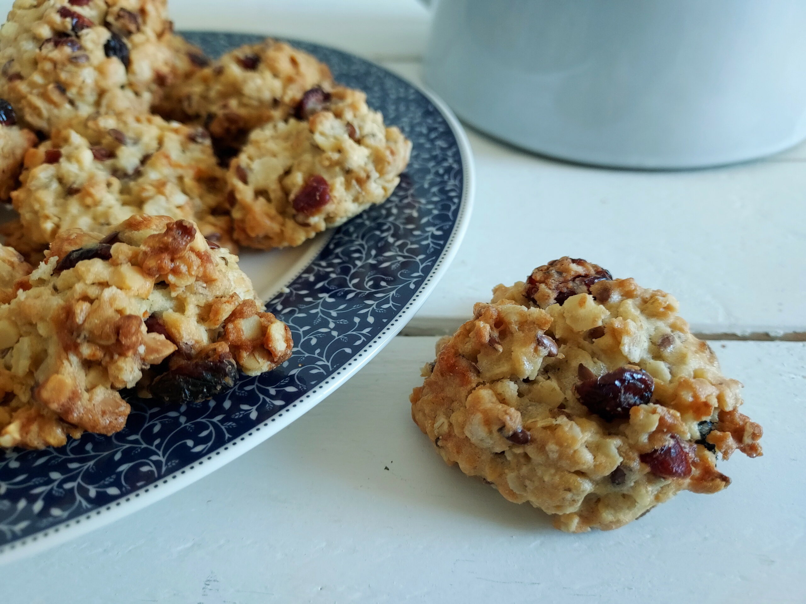 Cookies avoine graines et fruits secs