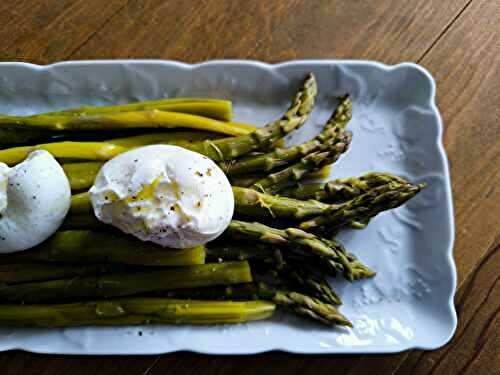 Asperges vertes à la mozzarella di bufala