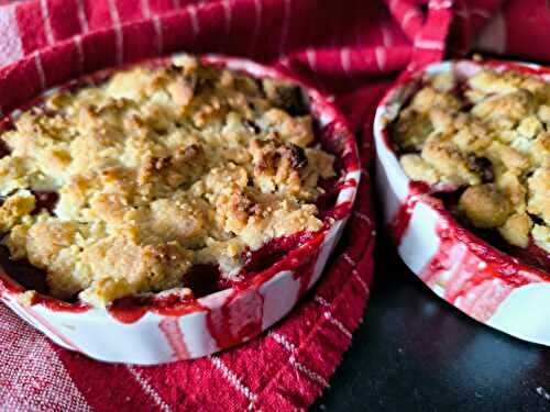 Crumbles individuels aux fruits rouges