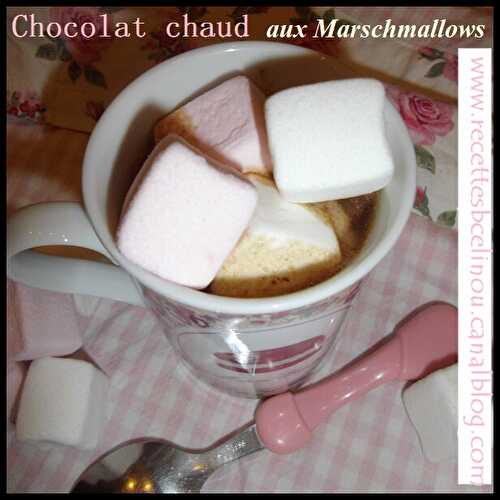 Chocolat chaud aux Marshmallows. - Petites Recettes Entre Copines by Celinou