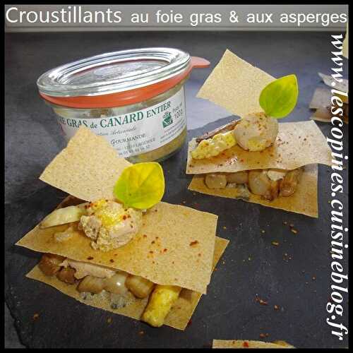 Croustillants aux asperges & foie gras (Avec mon partenaire Mon Aveyron) - Petites Recettes Entre Copines by Celinou