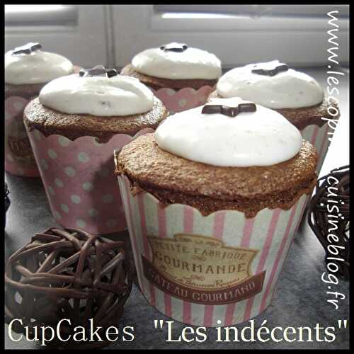 CupCakes "les indécents" - Petites Recettes Entre Copines by Celinou