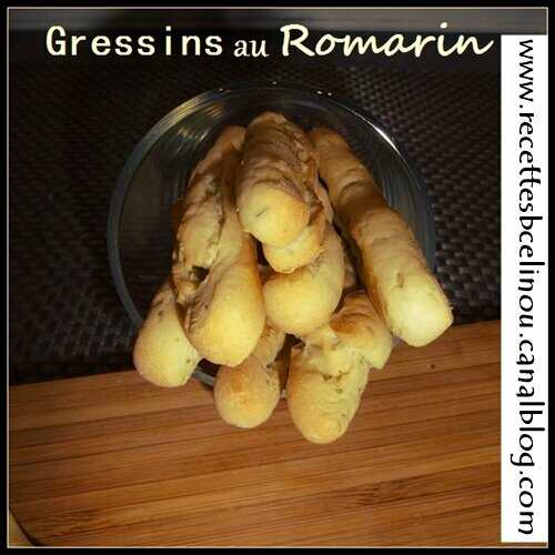 GRESSINS, recette facile.