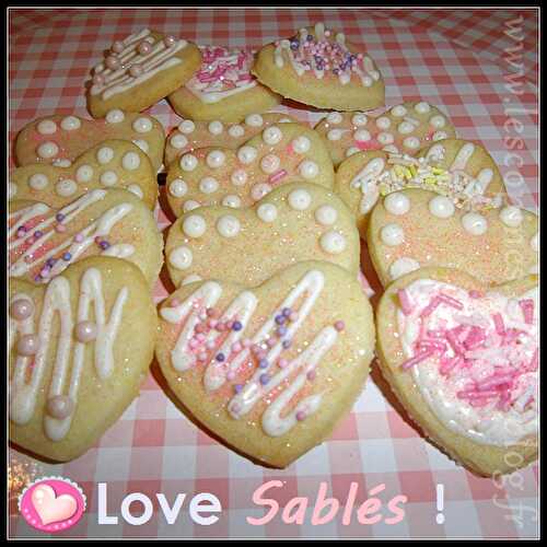 "LOVE" sablés