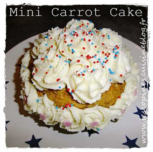  Mini Carrot Cake, crème au chocolat blanc - Petites Recettes Entre Copines by Celinou