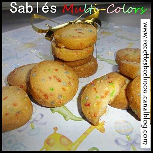 Sablés colorés !