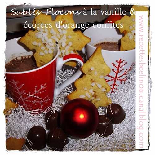 Sablés de Noël "Flocons de neige". - Petites Recettes Entre Copines by Celinou
