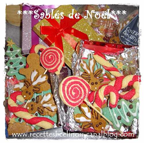 Sablés de Noël "Sucres d'Orge".