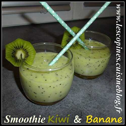 Smoothie Kiwi-Banane.