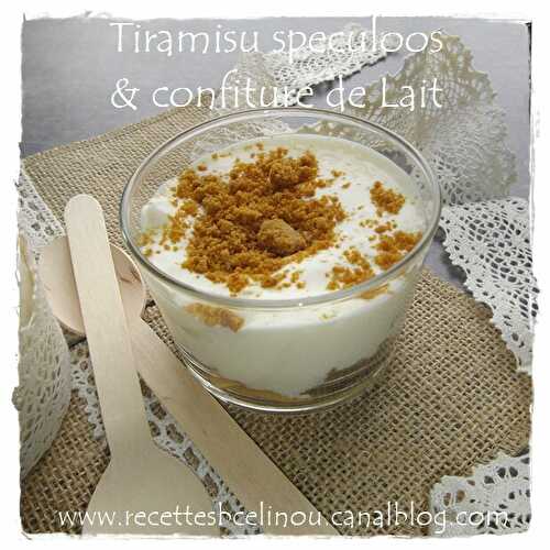 Tiramisu Speculoos & Confiture de Lait.