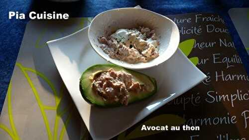 Avocat au thon