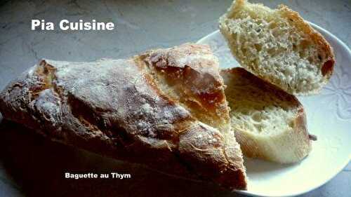 Baguette au thym ou sans .....