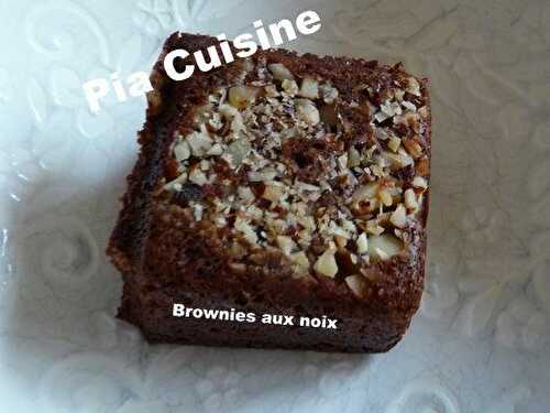 Brownie aux noix