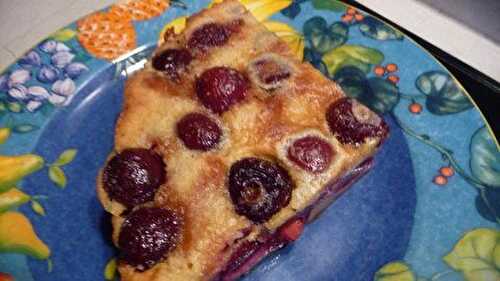 Clafoutis aux cerises et fromage blanc