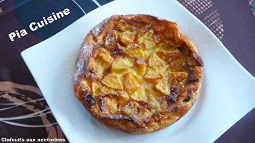 Clafoutis aux nectarines