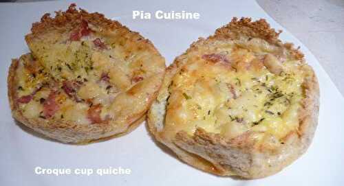 Cup'croque quiche