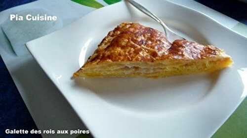 Galette des rois aux poires