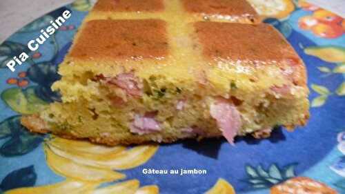 Gâteau au jambon ...