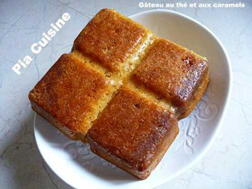 Gâteau au thé et aux caramels