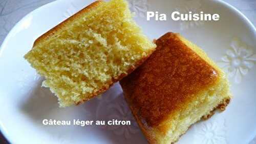 Gâteau léger au citron ..