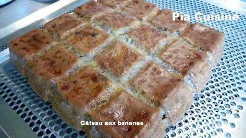 Gâteau moelleux à la banane -                         Pia Cuisine    