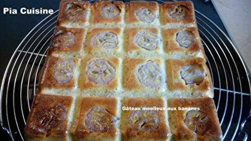 Gâteau moelleux à la banane