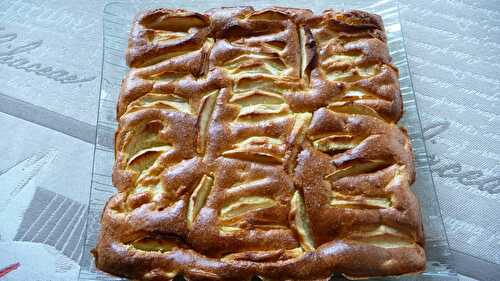 Gâteau moelleux masacarpone et pommes