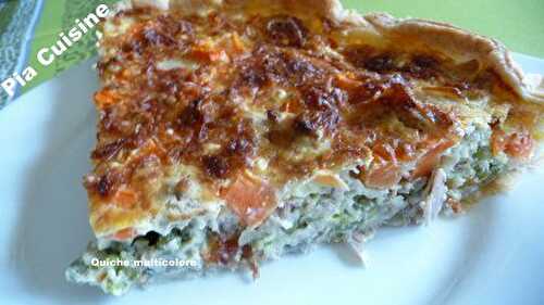 Gâteau multicolore