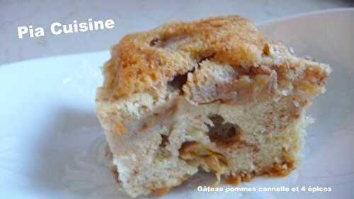 Gâteau pommes cannelle 4 épices