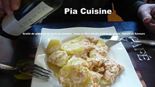 Gratin de pommes de terre au saumon -                         Pia Cuisine    
