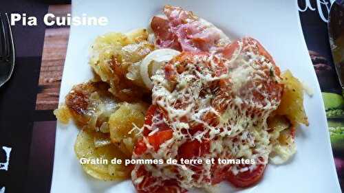 Gratin pommes de terre et tomates