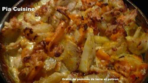 Gratin pommes de terre - potiron