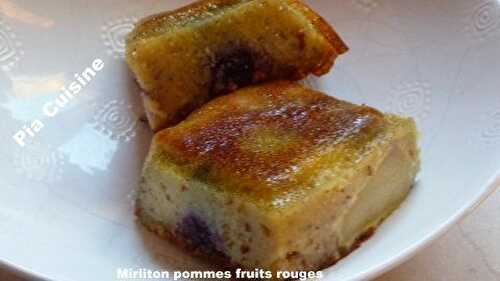 Mirliton pommes et fruits rouges