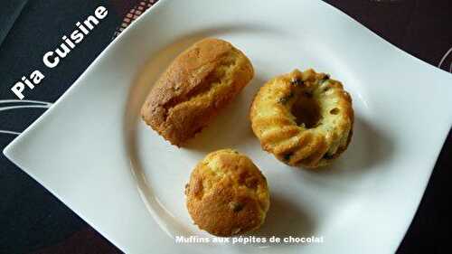 Muffins aux pépites de chocolat