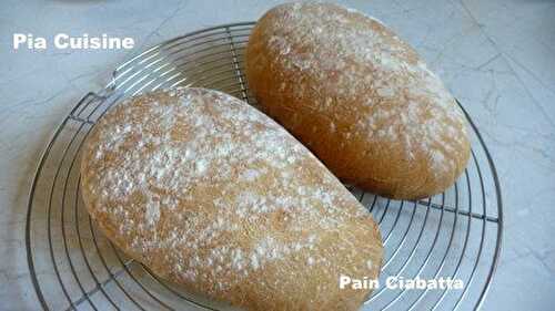 Pain Ciabatta....nouvelle recette