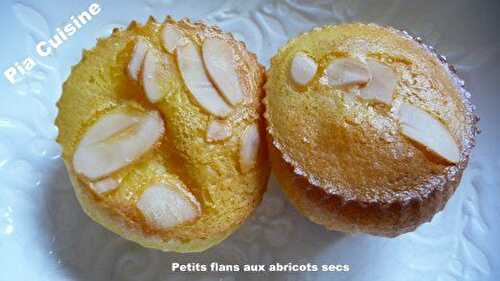 Petits flans aux abricots secs